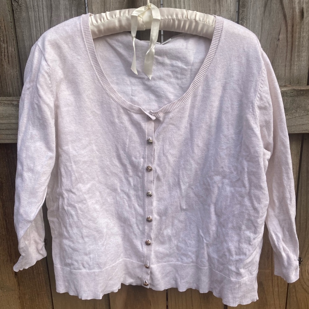 Cato cotton blend cream cardigan